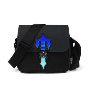 Trapstar Messenger Bag 1.0 – Black / Blue Gradient